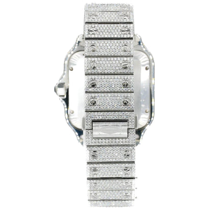 CS 41MM Moissanite Diamond Watch 20ct