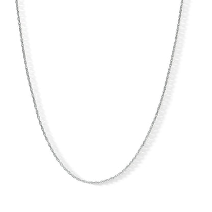 Sterling Silver Rope Chain Made in Italy - 20"