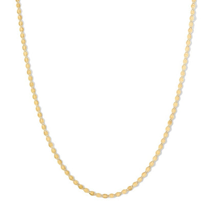 10K Solid Gold Valentino Chain Made in Italy - 18"