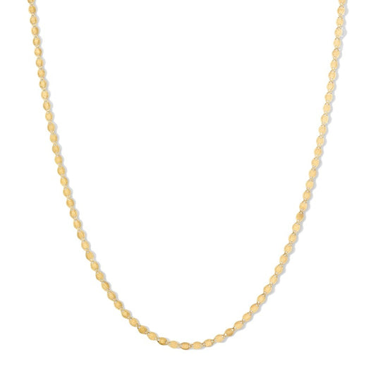 10K Solid Gold Valentino Chain Made in Italy - 18"