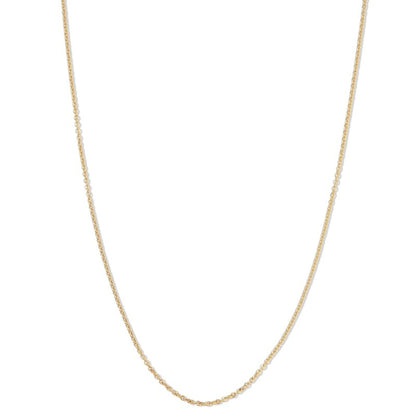 10K Hollow Gold Light Cable Chain - 18"