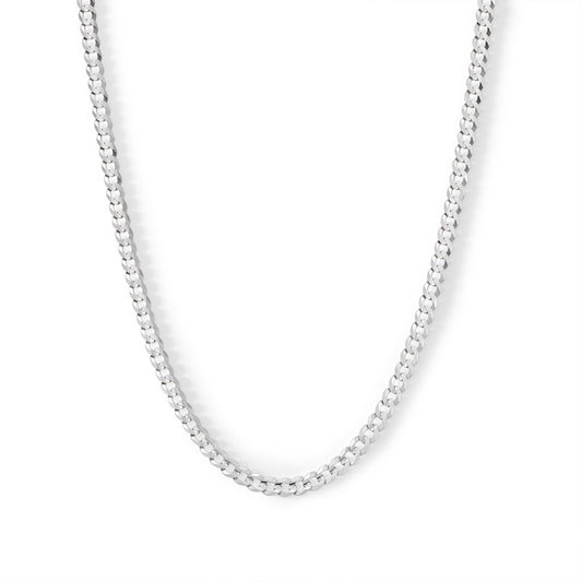 Sterling Silver Cuban Curb Chain Made in Italy - 20"