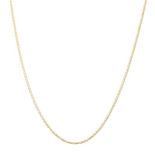 14K Solid Gold Valentino Chain - 18"