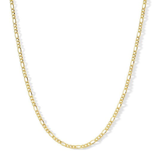 14K Gold Bonded Figaro Chain - 20"