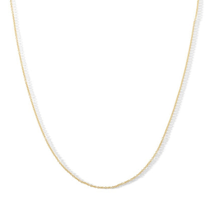 10K Hollow Gold Light Cable Chain - 16"