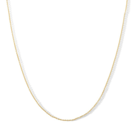 10K Hollow Gold Light Cable Chain - 16"