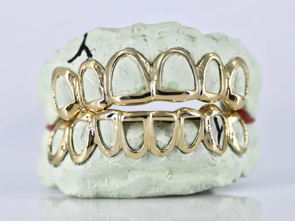 Framed Gold Grillz