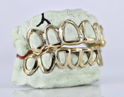 Framed Gold Grillz