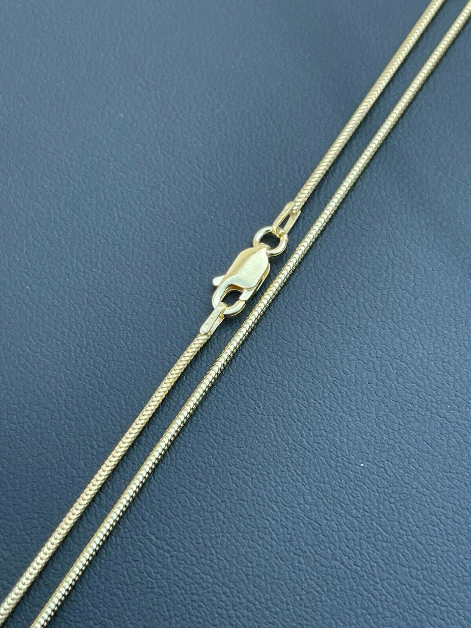 Snake Chain Necklace - 14k Gold Vermeil 925 Sterling Silver - 14"-30" - 1.5mm