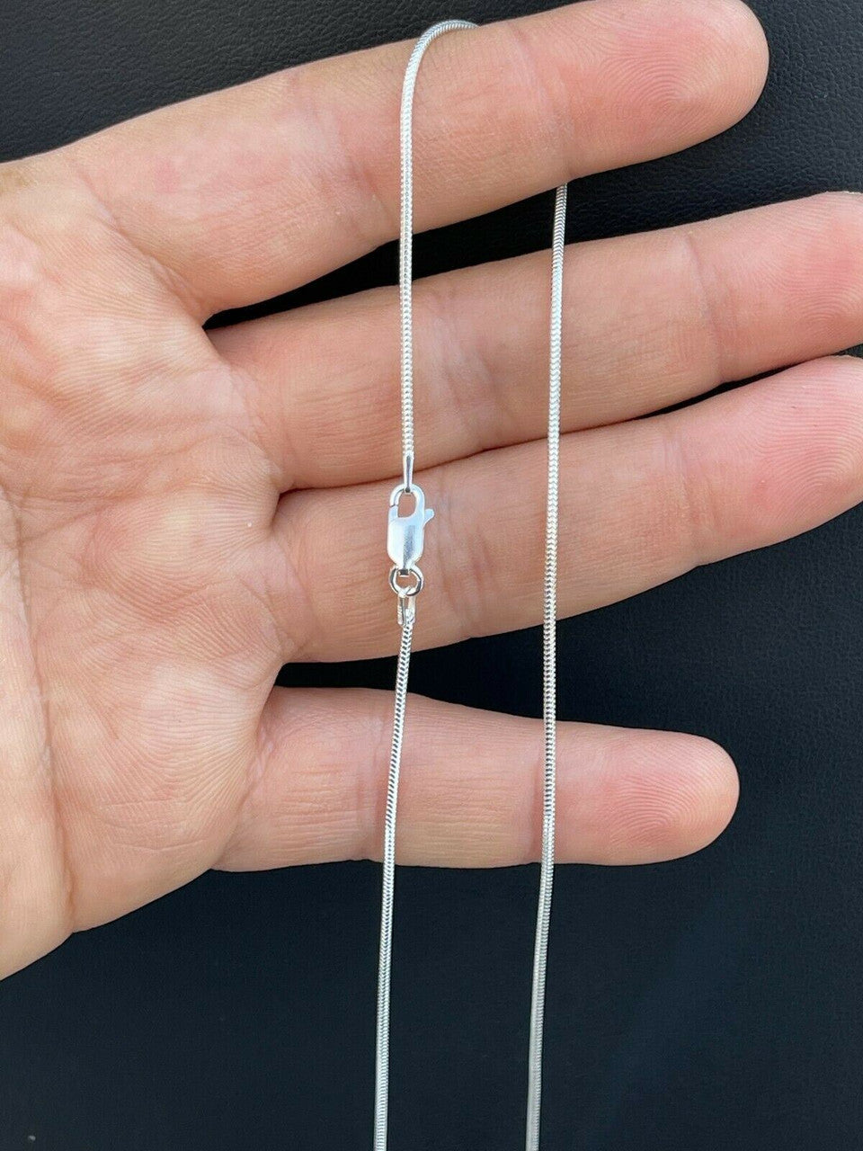 Snake Chain Necklace - 925 Sterling Silver - 14"-30" - 1.5mm