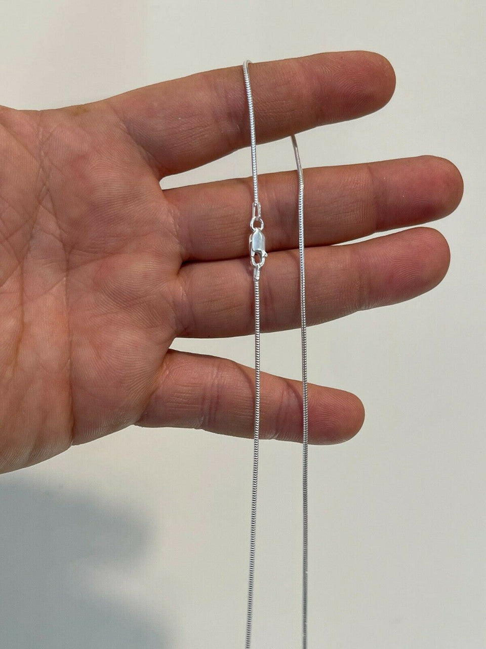 Snake Chain Necklace - 925 Sterling Silver - 14"-30" - 1.5mm