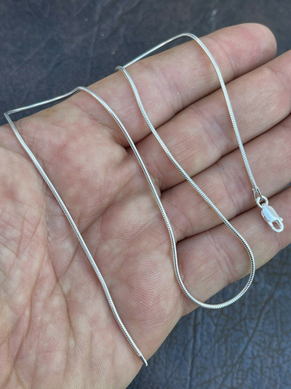 Snake Chain Necklace - 925 Sterling Silver - 14"-30" - 1.5mm