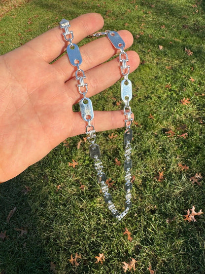 Custom Ferragamo Mariner Link Chain Necklace - 925 Sterling Silver - 18"-28" - 10mm