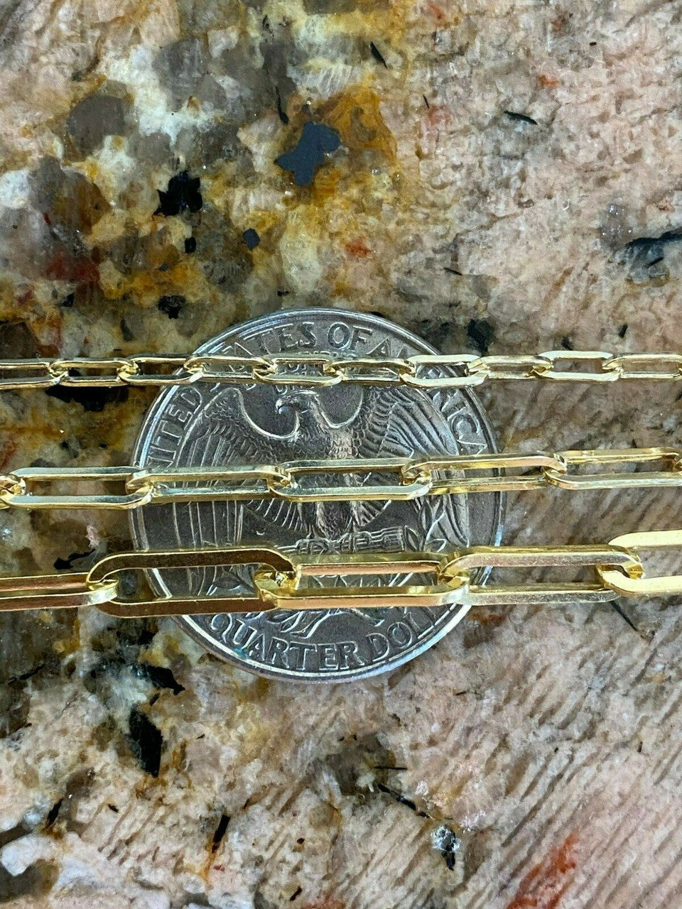 Paperclip Chain Necklace - 14k Gold Vermeil 925 Sterling Silver - 14"-24" - 2.5mm-4mm