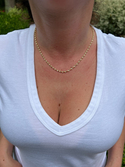 Singapore Rope Chain Necklace - 14k Gold Vermeil 925 Sterling Silver - 14"-30" - 2.5mm