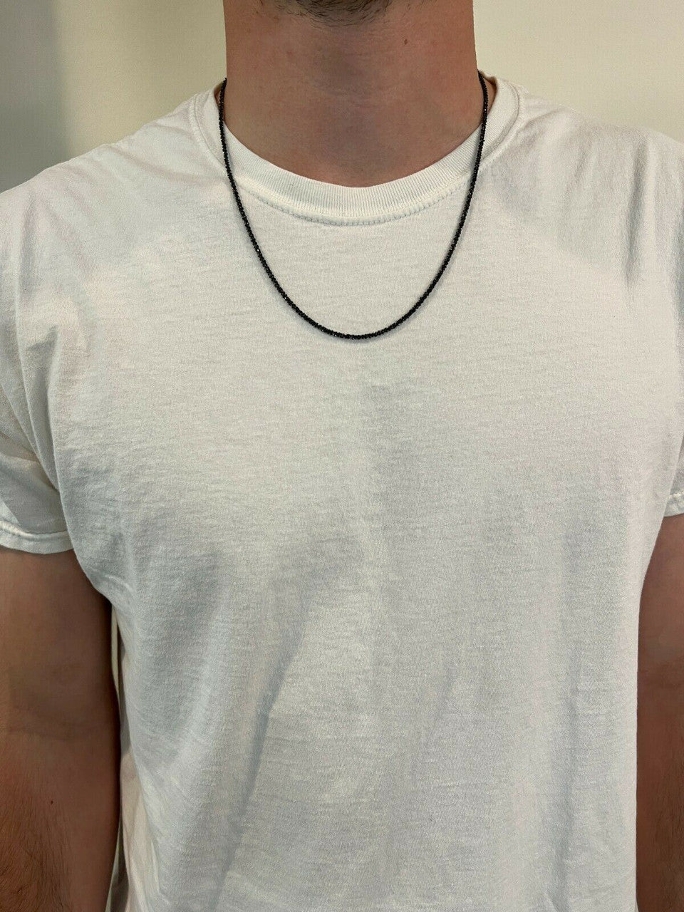 Sparkle Link Chain Necklace - Black Rhodium Over 925 Sterling Silver - 14"-24" - 3mm