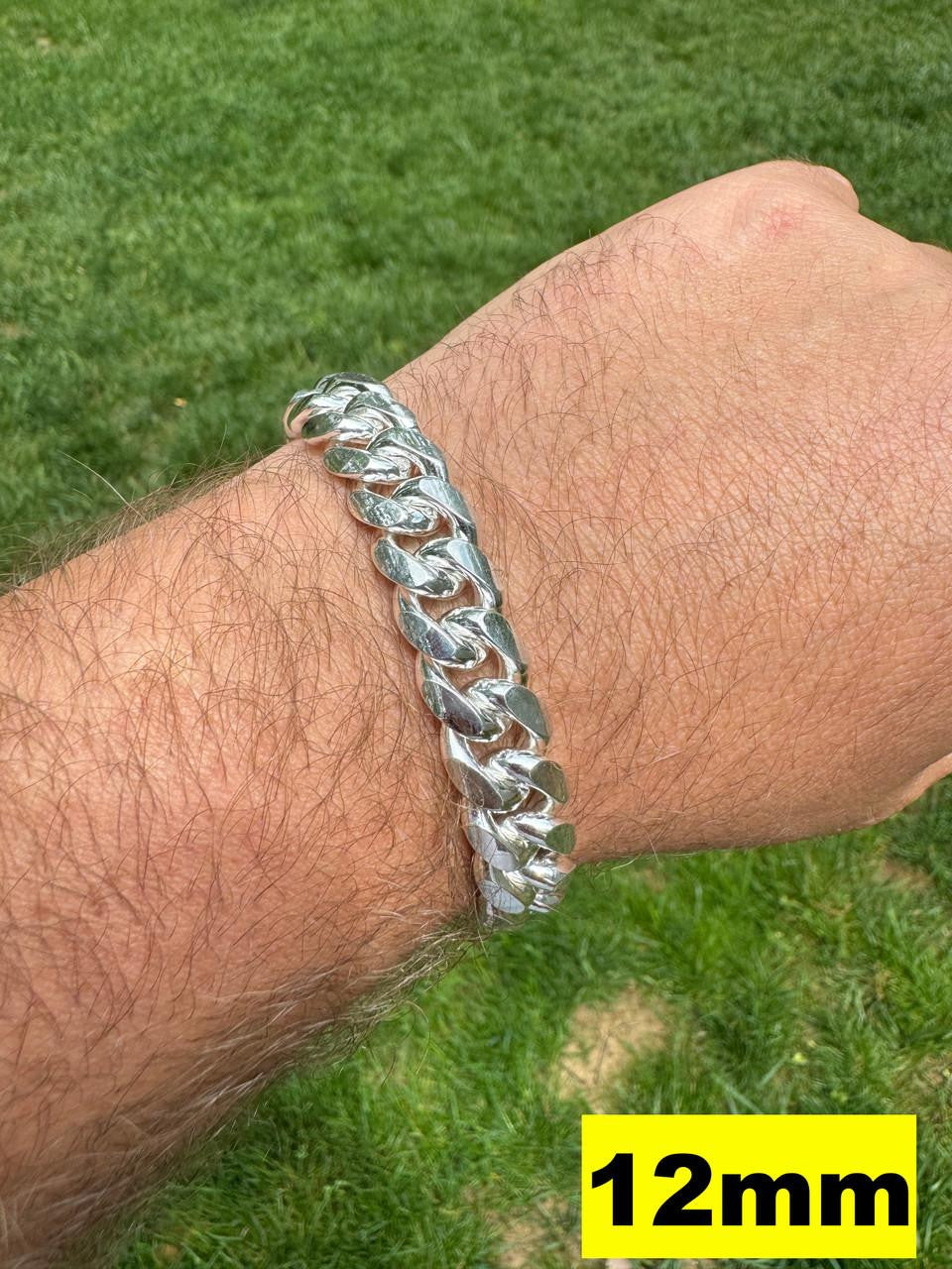 BUDGET Miami Cuban Link Chain Necklace Or Bracelet - 925 Sterling Silver - 7-30" - 5-14mm