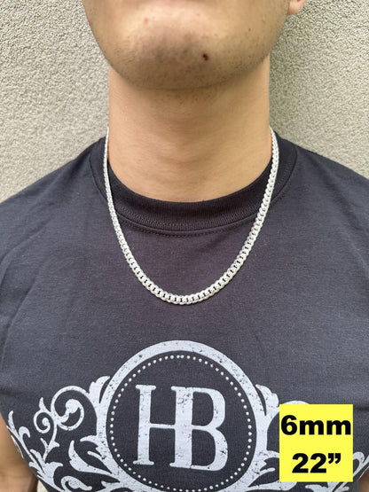 BUDGET Miami Cuban Link Chain Necklace Or Bracelet - 925 Sterling Silver - 7-30" - 5-14mm