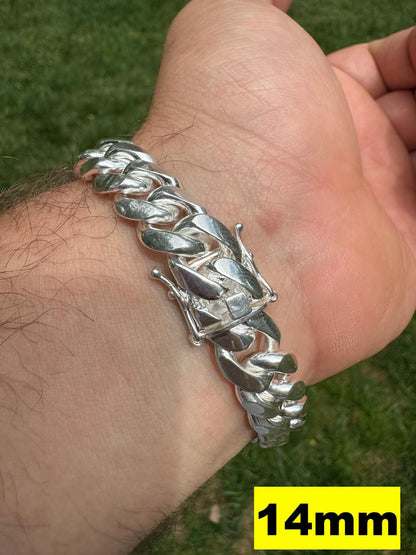 BUDGET Miami Cuban Link Chain Necklace Or Bracelet - 925 Sterling Silver - 7-30" - 5-14mm