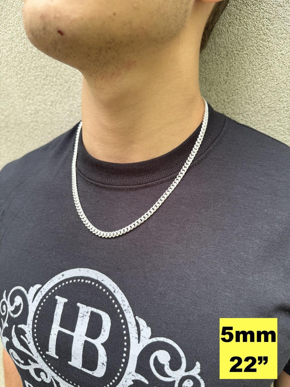 BUDGET Miami Cuban Link Chain Necklace Or Bracelet - 925 Sterling Silver - 7-30" - 5-14mm