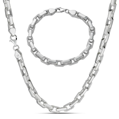 Hermes Rolo Chain Necklace Or Bracelet - 925 Sterling Silver - 7"-24" - 7mm