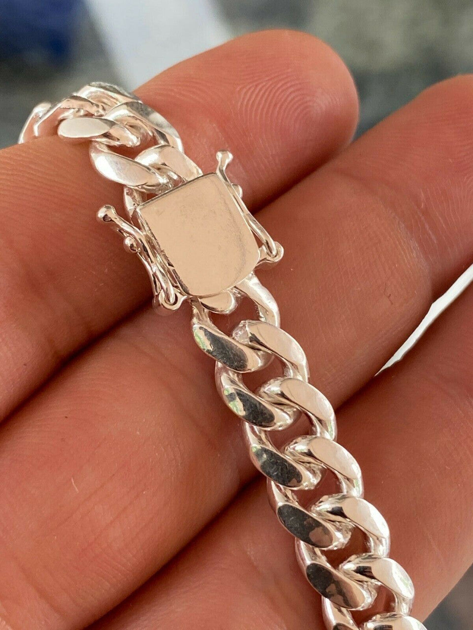 BUDGET Miami Cuban Link Chain Necklace Or Bracelet - 925 Sterling Silver - 7-30" - 5-14mm