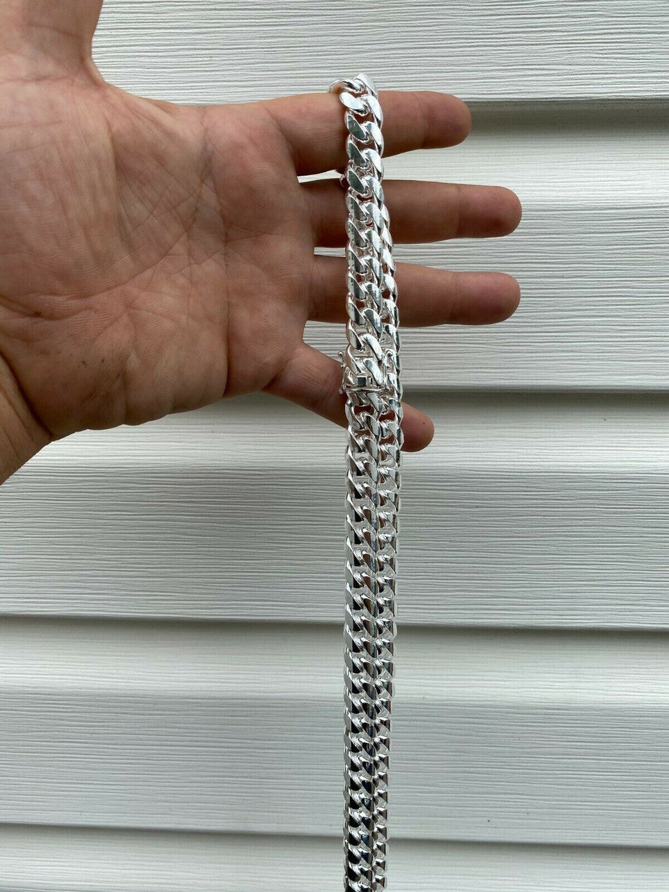 BUDGET Miami Cuban Link Chain Necklace Or Bracelet - 925 Sterling Silver - 7-30" - 5-14mm