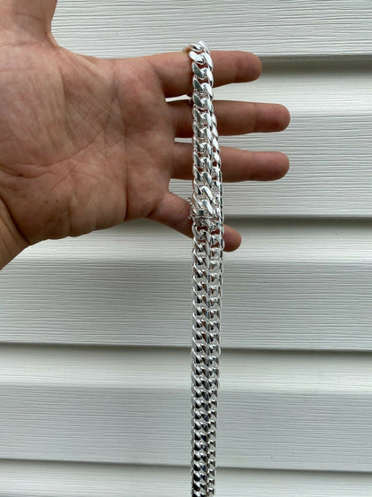 BUDGET Miami Cuban Link Chain Necklace Or Bracelet - 925 Sterling Silver - 7-30" - 5-14mm