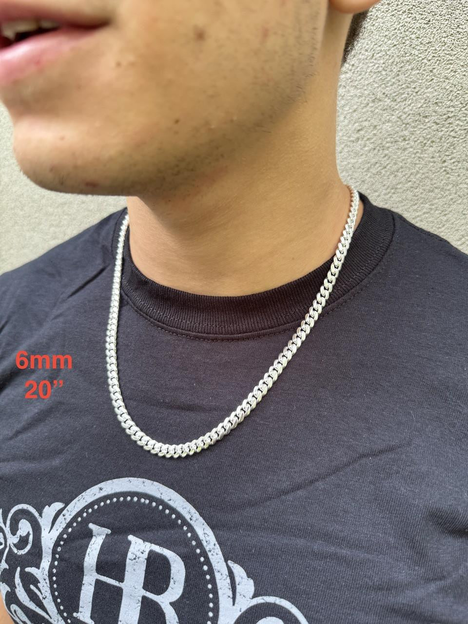 Miami Cuban Link Chain Necklace Or Bracelet W. Box Lock - 925 Sterling Silver - 7"-30" - 4mm-10.5mm