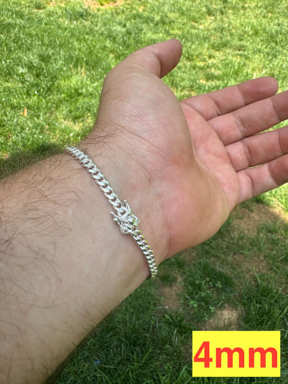 Miami Cuban Link Chain Necklace Or Bracelet W. Box Lock - 925 Sterling Silver - 7"-30" - 4mm-10.5mm
