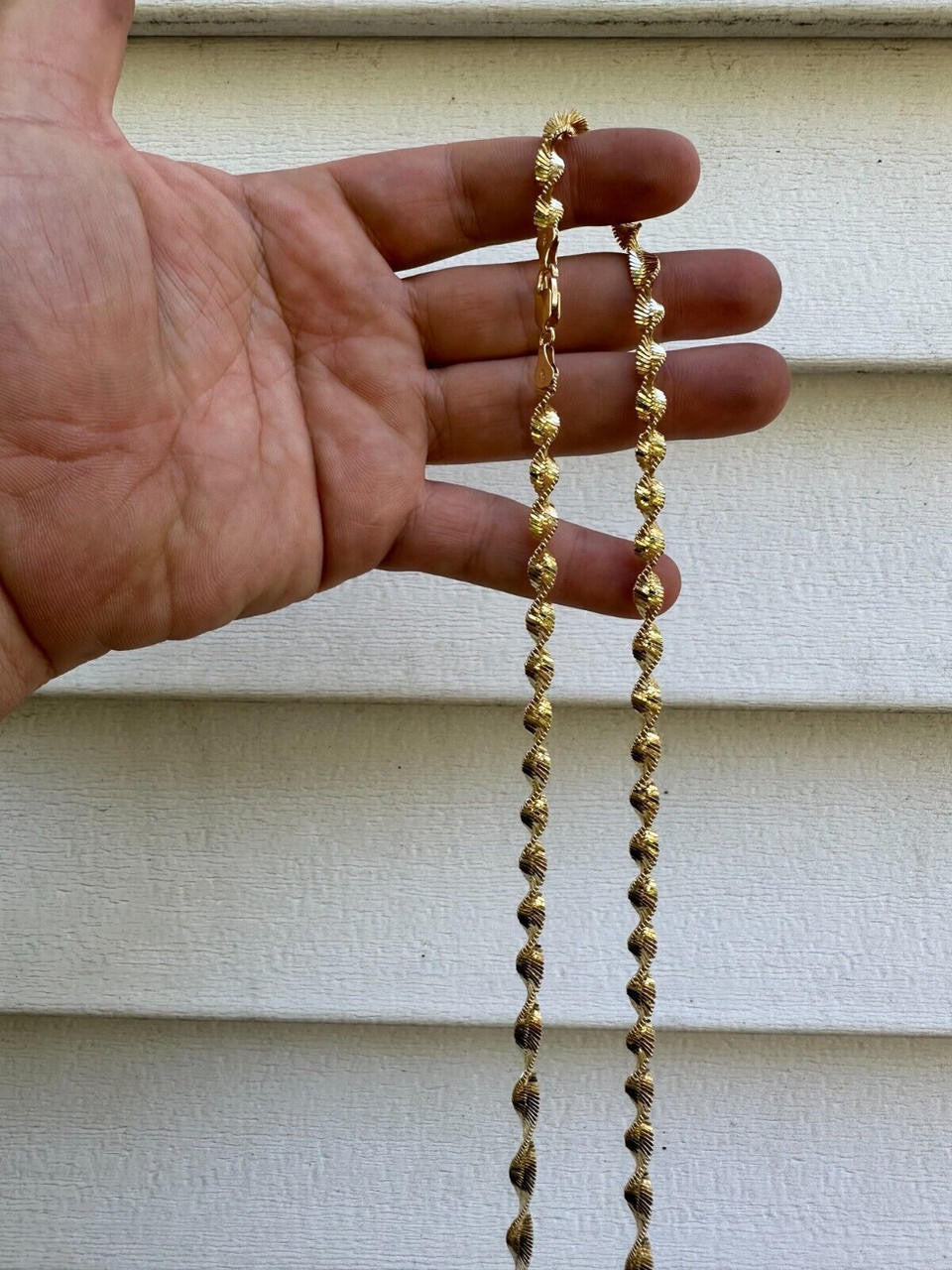 Singapore Rope Chain Necklace - 14k Gold Vermeil 925 Sterling Silver - 14"-28" - 6mm