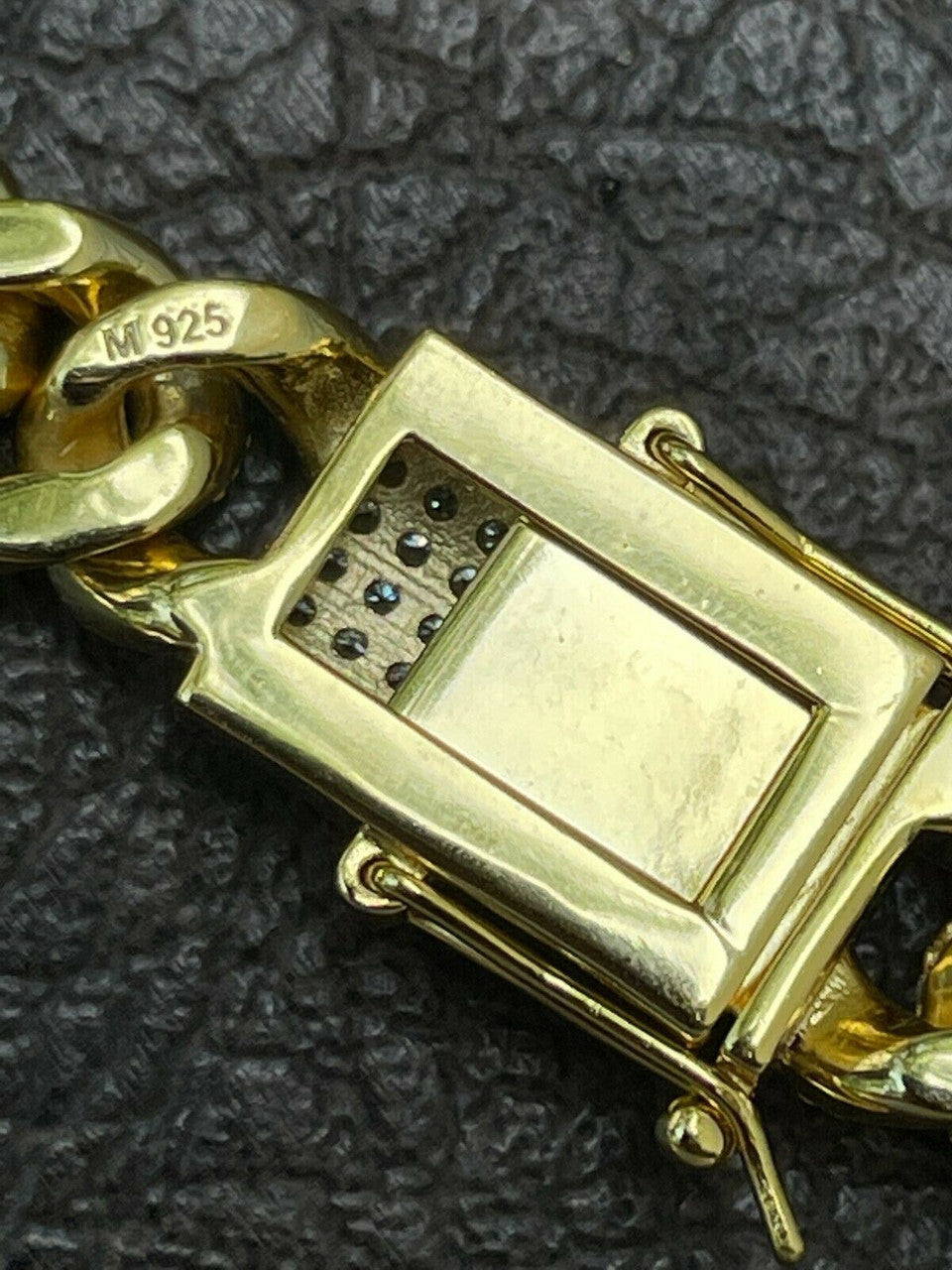 Classic Miami Cuban Link Chain Necklace Iced Out CZ Stones - 14k Gold Vermeil 925 Silver - 6mm-18mm - 16-30"