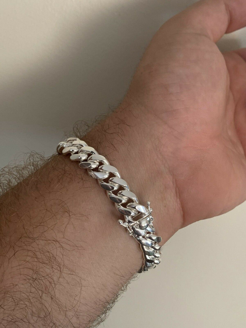 Miami Cuban Link Chain Necklace Or Bracelet W. Box Lock - 925 Sterling Silver - 7"-30" - 4mm-10.5mm