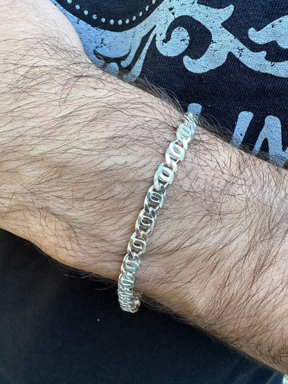 Tigers Eye Link Chain Necklace Or Bracelet - 925 Sterling Silver - 7"-30" - 2.5mm-5.5mm