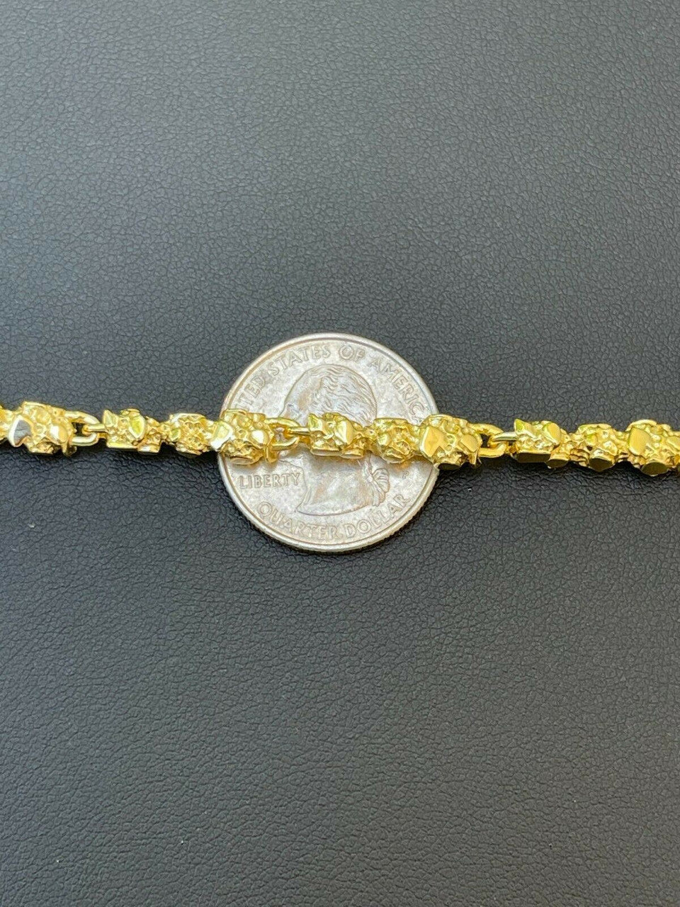 Custom Nugget Chain Necklace - 14k Gold Vermeil 925 Sterling Silver - 18"-30" - 5mm