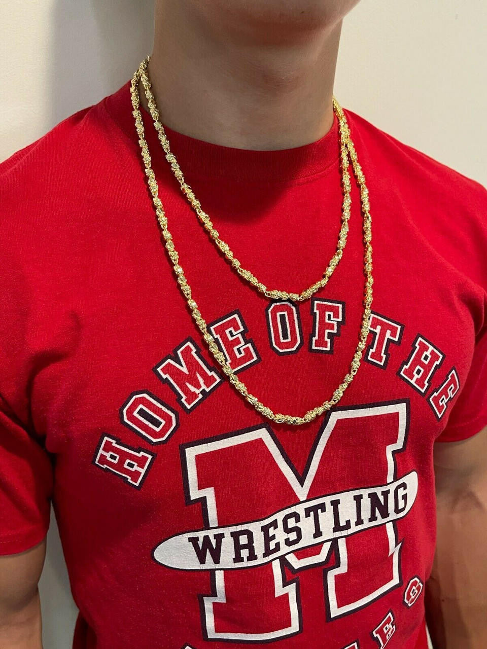 Custom Nugget Chain Necklace - 14k Gold Vermeil 925 Sterling Silver - 18"-30" - 5mm