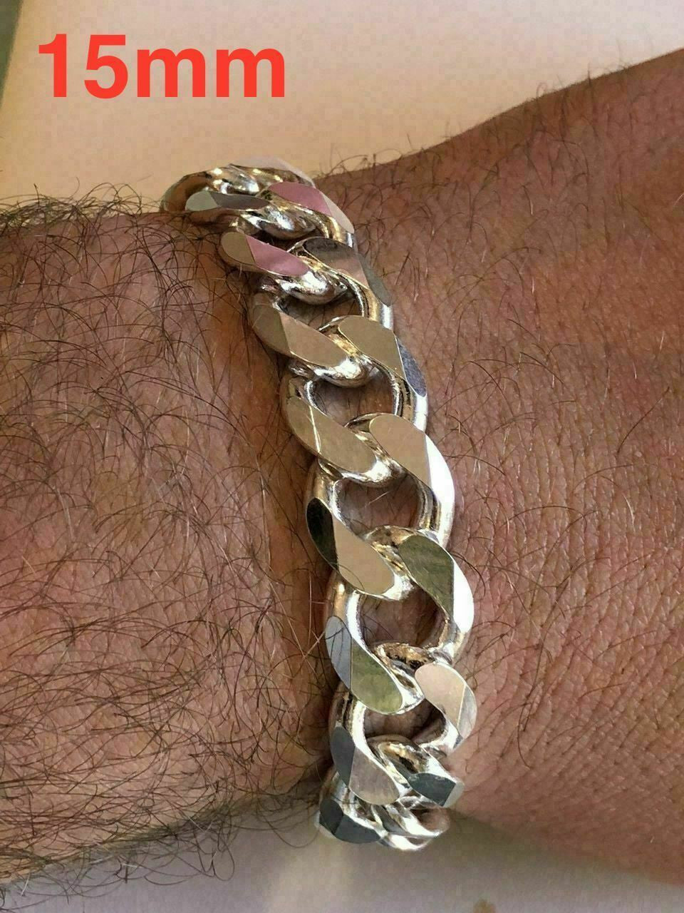 Miami Cuban Link Chain Necklace Or Bracelet - 14k Gold Vermeil 925 Sterling Silver - 7"-30" - 4mm-10.5mm