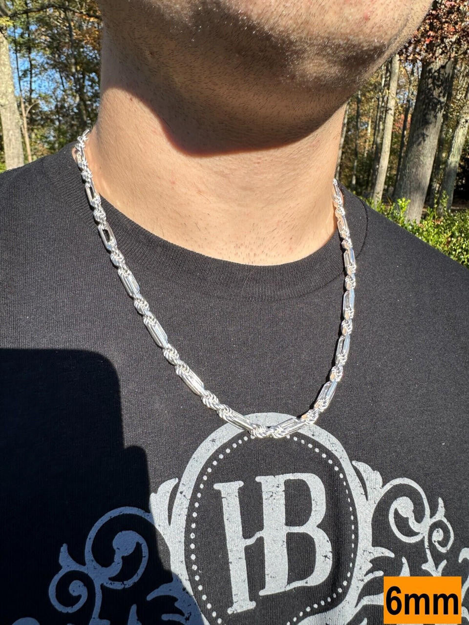 Milano Figarope Chain Necklace Or Bracelet - 925 Sterling Silver - 7"-30" - 4mm-10mm