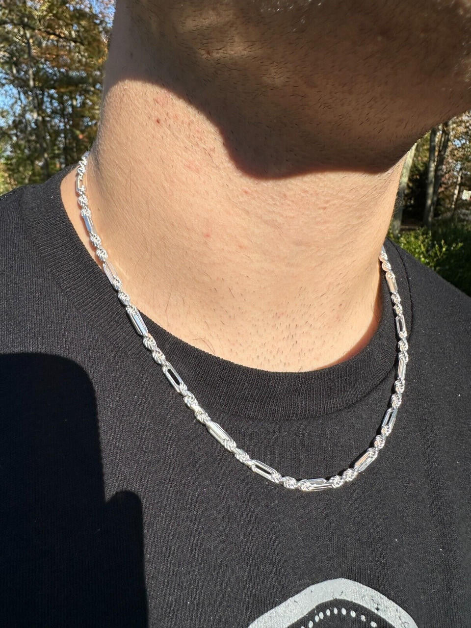 Milano Figarope Chain Necklace Or Bracelet - 925 Sterling Silver - 7"-30" - 4mm-10mm