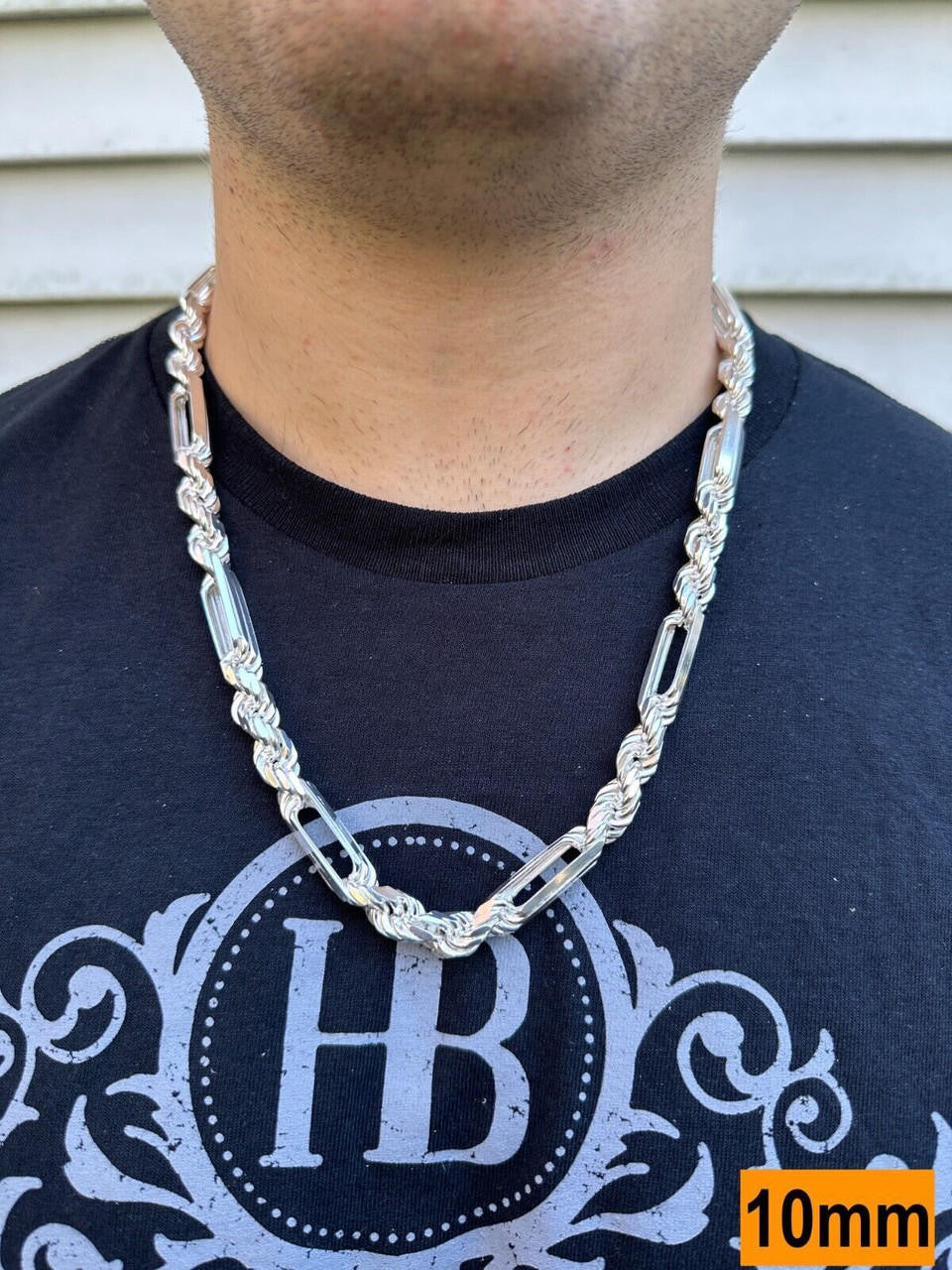 Milano Figarope Chain Necklace Or Bracelet - 925 Sterling Silver - 7"-30" - 4mm-10mm