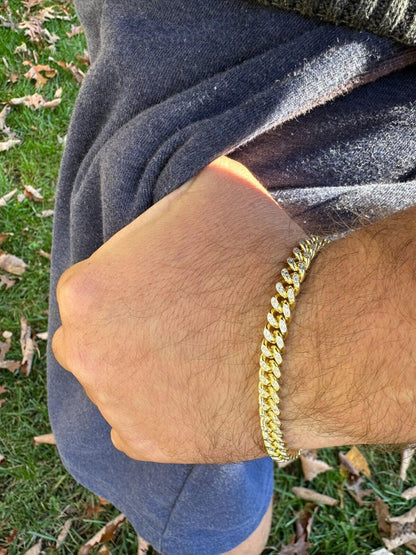 Diamond Cut Miami Cuban Link Chain Necklace Or Bracelet - 14k Gold Vermeil 925 Sterling Silver - 7"-30" - 3mm-7mm