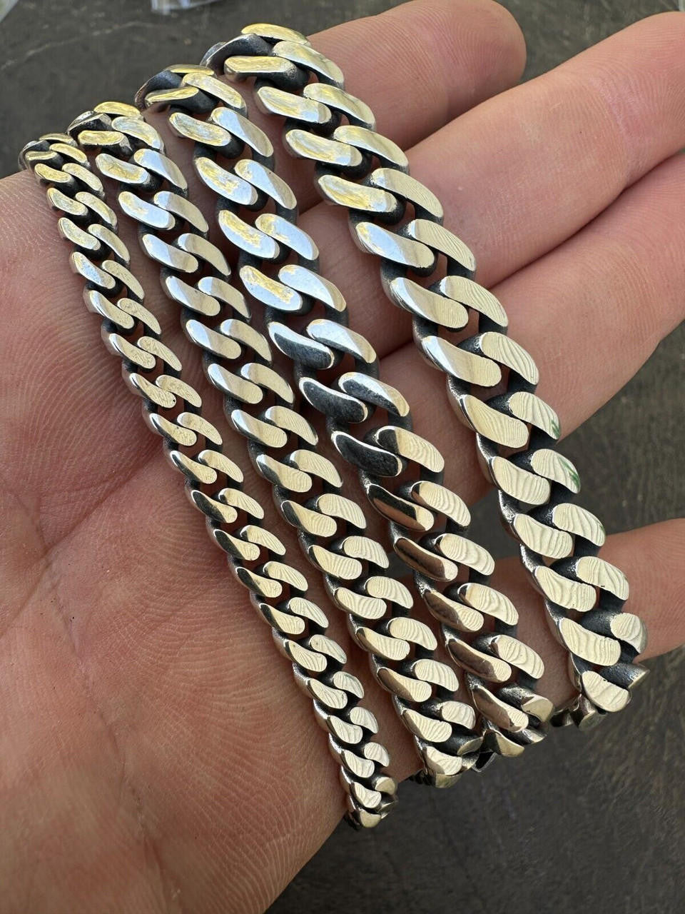 Cancun Cuban Link Chain Necklace Sleek Clasp - 925 Sterling Silver - 18"-28" - 6mm-12mm