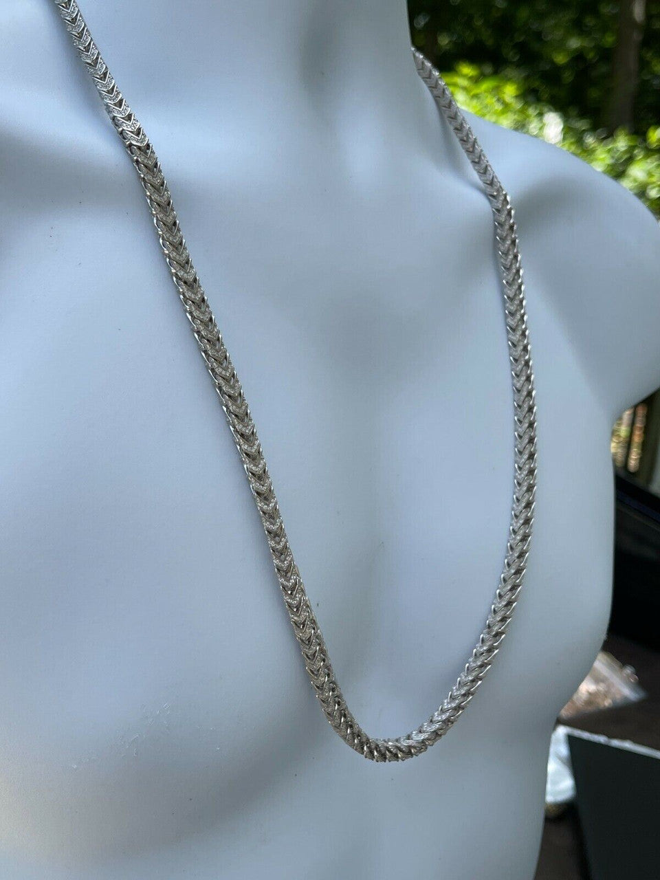 MOISSANITE Franco Chain Iced Out - 925 Silver - 6mm - 16-30"