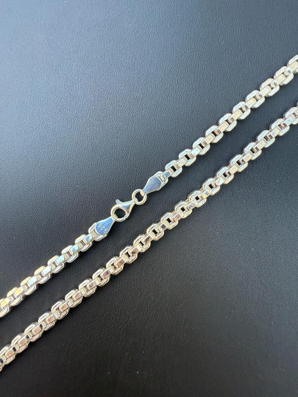 Puffed Rolo Chain Necklace - Hollow 925 Sterling Silver - 16"-28" - 5mm