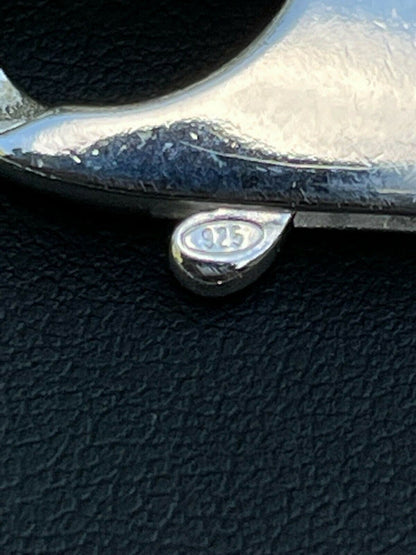 HUGE 18mm Curb Link Chain Necklace Or Bracelet - 925 Sterling Silver - 8-9" - 18mm