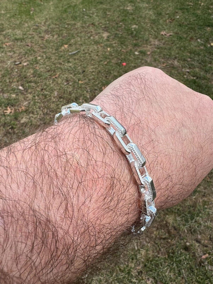 Hermes Rolo Chain Necklace Or Bracelet - 925 Sterling Silver - 7"-24" - 7mm