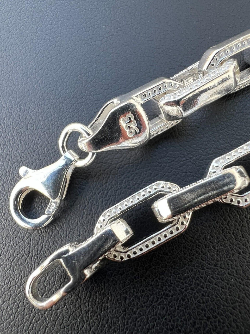 Hermes Rolo Chain Necklace Or Bracelet - 925 Sterling Silver - 7"-24" - 7mm