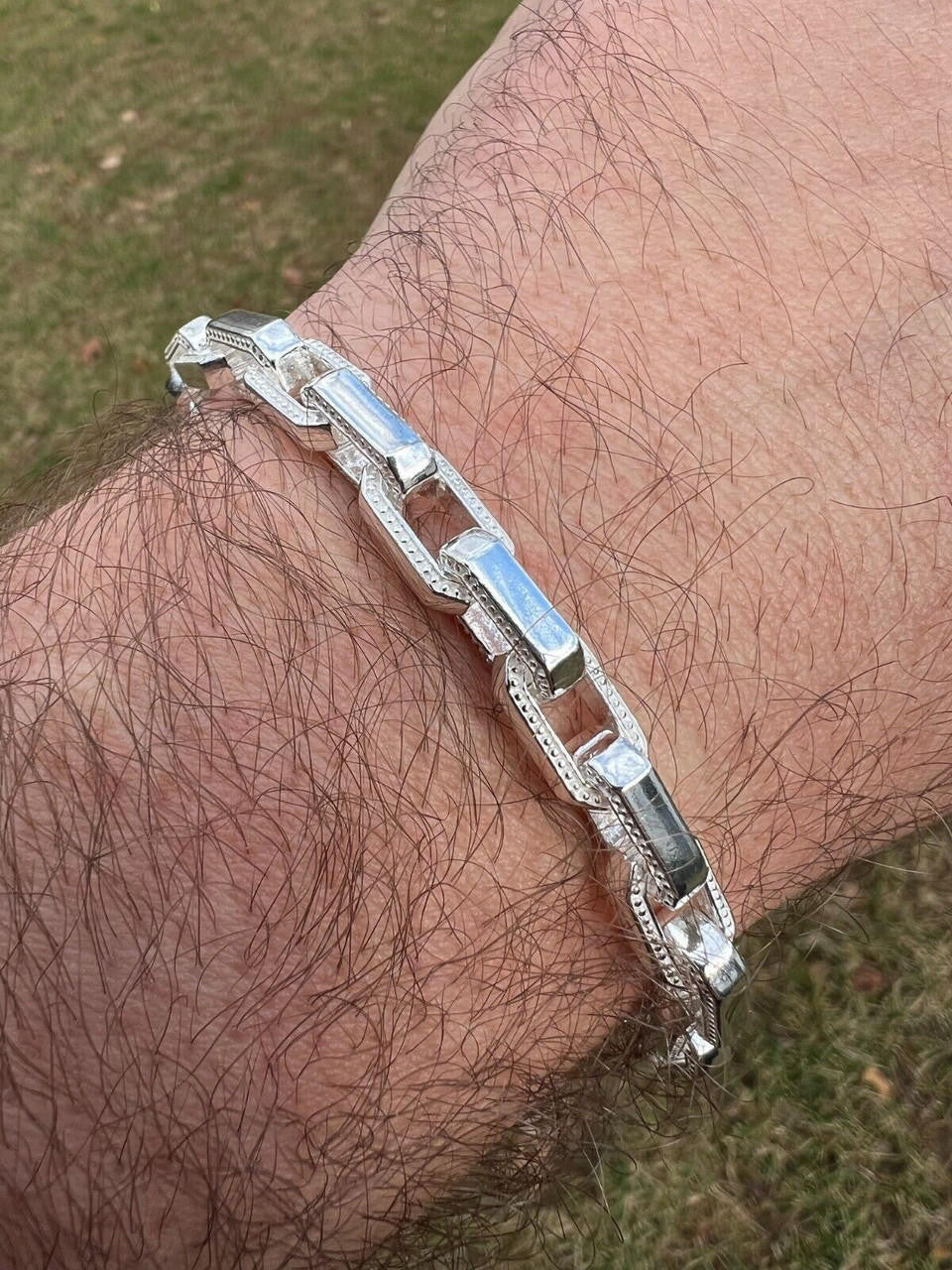 Hermes Rolo Chain Necklace Or Bracelet - 925 Sterling Silver - 7"-24" - 7mm